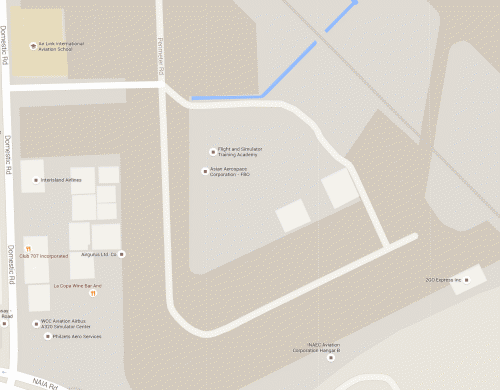 Click to enlarge General Aviation South map in new tab